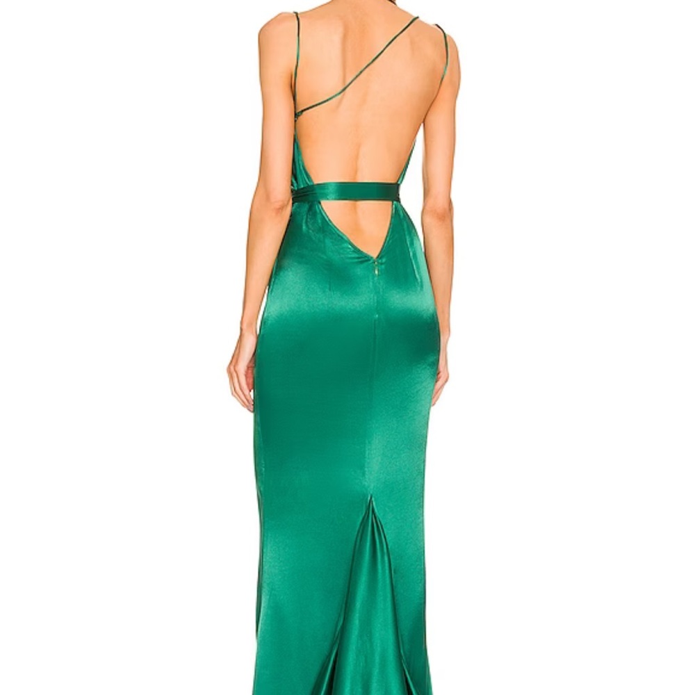 Revolve Michael Costello Tonya Gown in Green